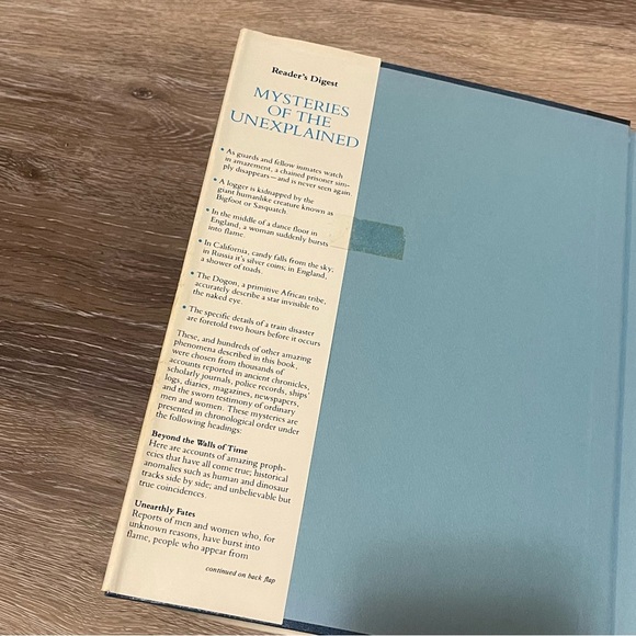 1989 Mysteries Of The Unexplained - Reader’s Digest Hardcover Book - Picture 7 of 9